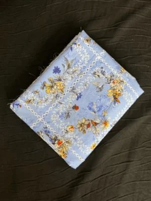 Soft Pink Floral Chicken Kari Lawn 2-Piece Suit - Essa Mussa Collection