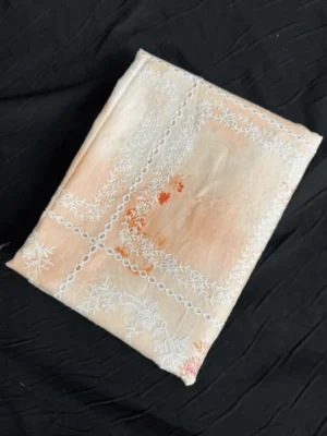 Warm Beige Floral Chicken Kari Lawn 2-Piece Suit - Essa Mussa Collection