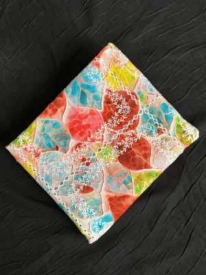 Rose Pink Floral Chicken Kari Lawn 2-Piece Suit - Essa Mussa Collection