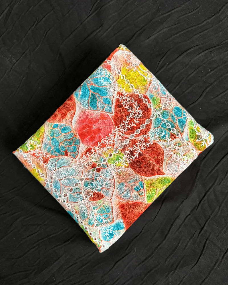 Rose Pink Floral Chicken Kari Lawn 2-Piece Suit - Essa Mussa Collection