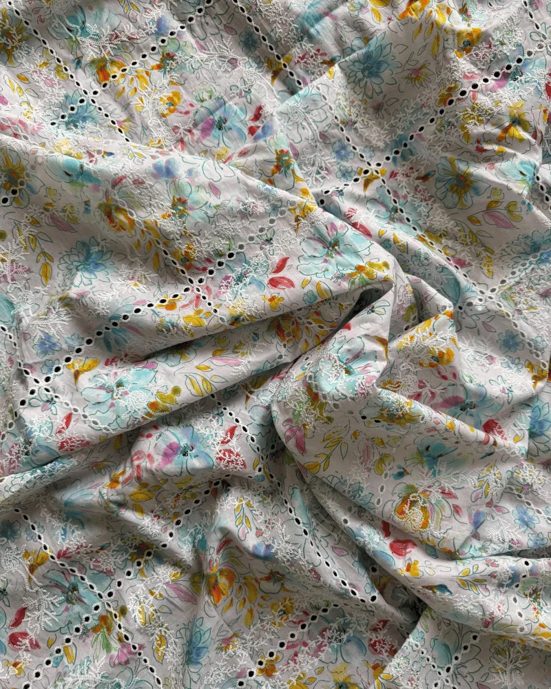 Off-White Multi-Floral – Essa Mussa Collection (2-PC) - Image 2