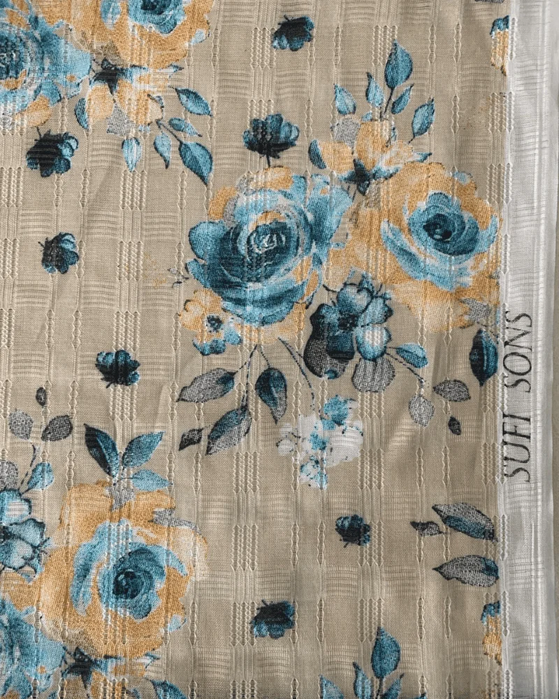 Terracotta Rust Dori Printed Lawn 2-Piece Suit by Essa Mussa Collection